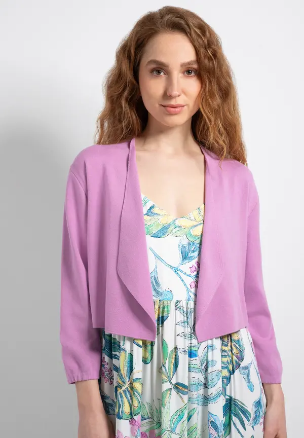 More & More kurzer Cardigan, summer lavender, Sommer-Kollektion Günstiger Verkauf