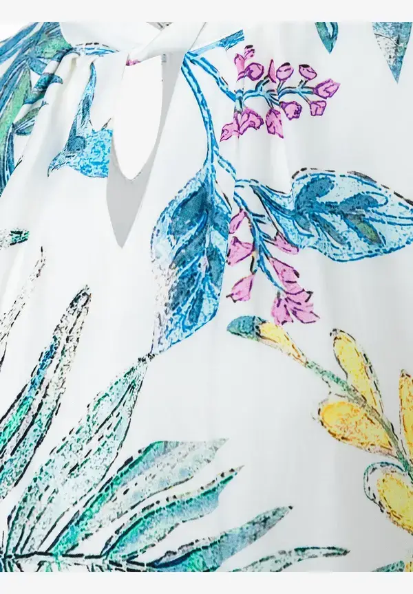 More & More Satinkleid, Blätterprint, Sommer-Kollektion Blitzverkäufe