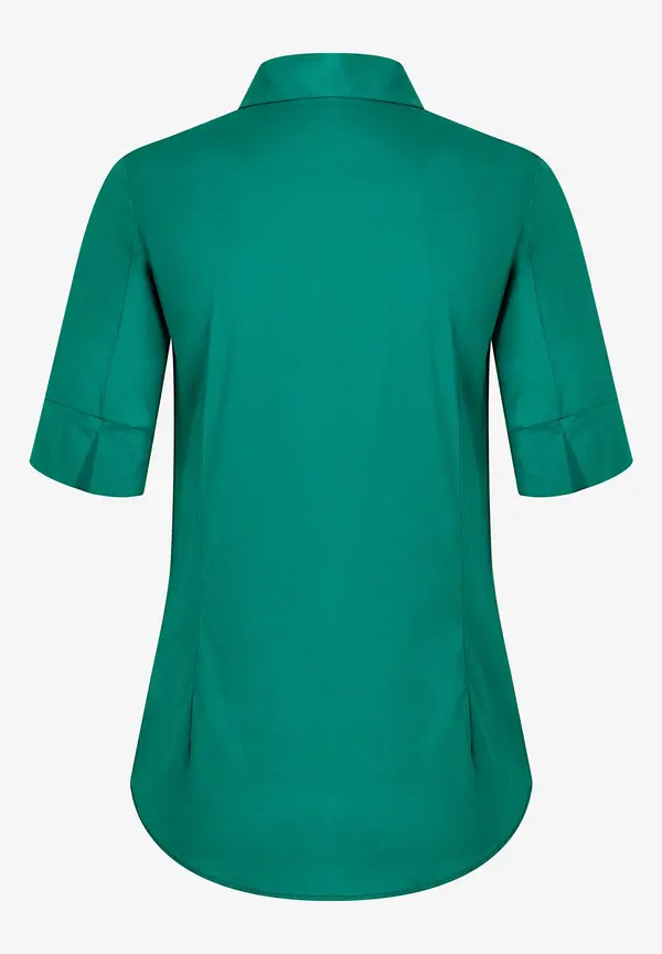 More & More Baumwoll/Stretch Bluse, summergarden green, Sommer-Kollektion Günstig kaufen