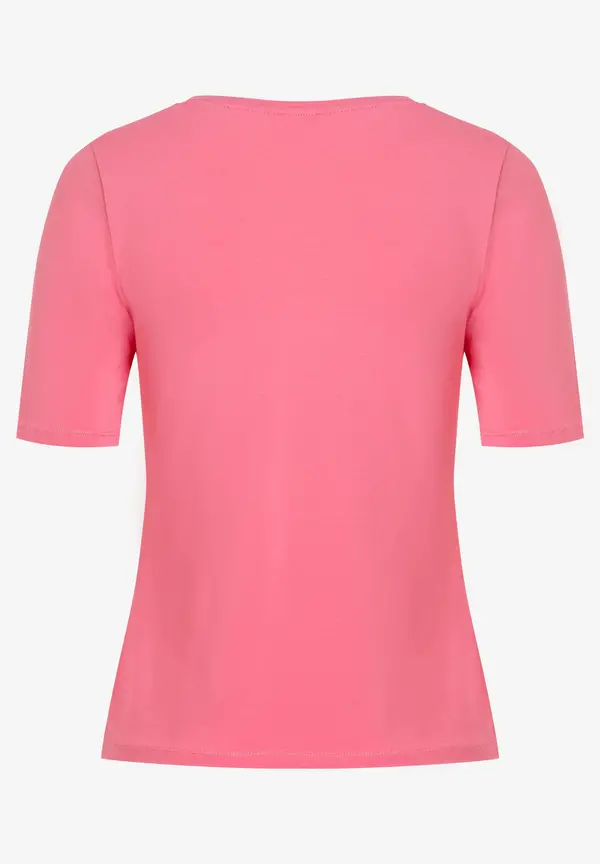 More & More T-Shirt mit U-Boot Ausschnitt, sorbet pink, Sommer-Kollektion Großer Ausverkauf
