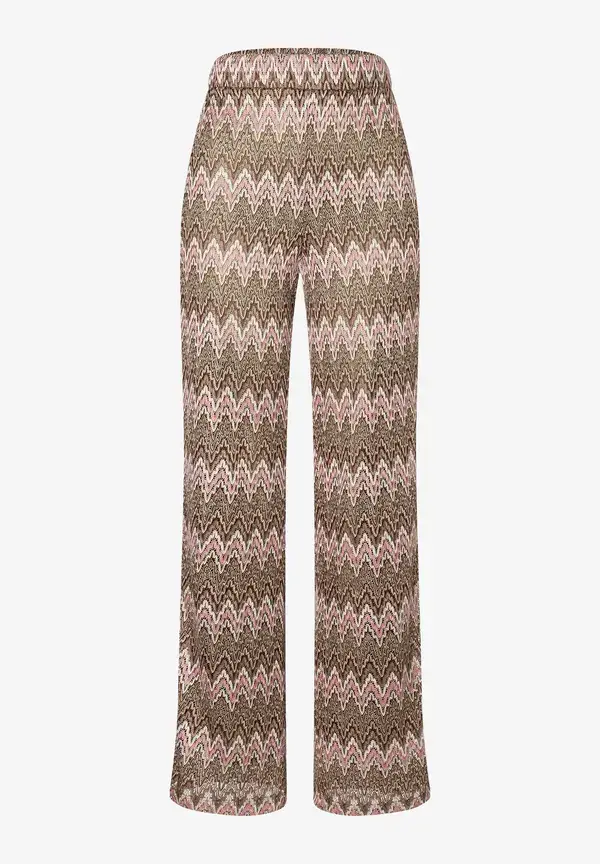 More & More Ajour Jerseyhose, Zick-Zack Dessin, Sommer-Kollektion Cyber Monday