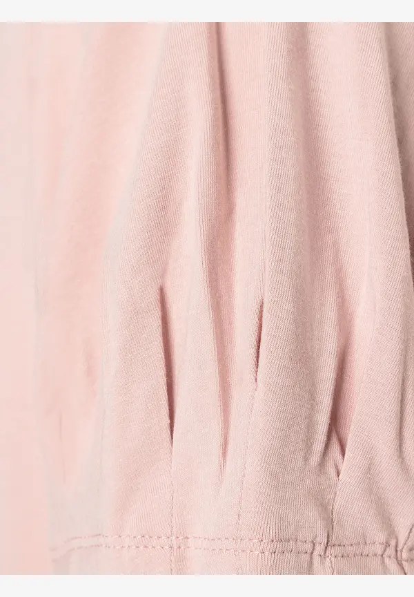 More & More Shirt mit Faltendetail, powder rose, Sommer-Kollektion Exklusive Angebote