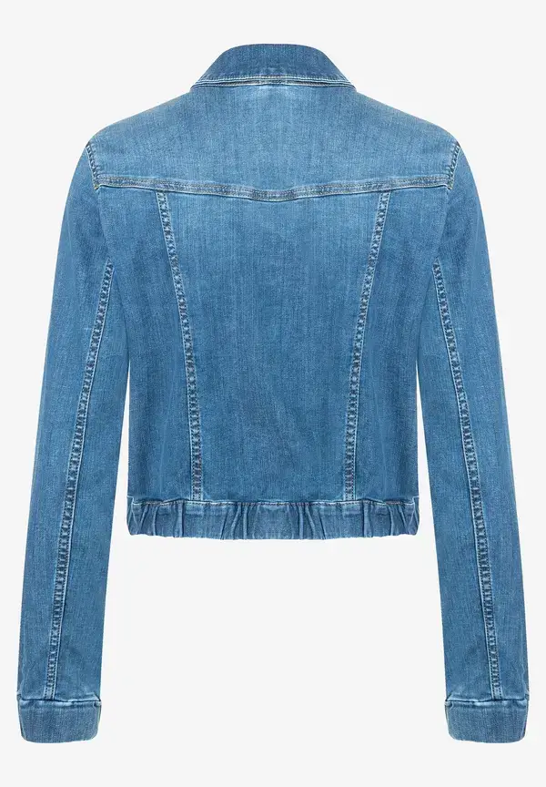 More & More verkürzte Jeansjacke, blue denim, Frühjahrs-Kollektion Große Rabatte