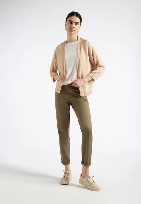 More & More Strickjacke, sand, Sommer-Kollektion Neuheiten