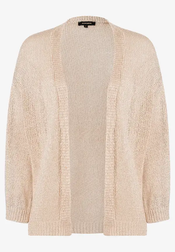 More & More Strickjacke, sand, Sommer-Kollektion Neuheiten