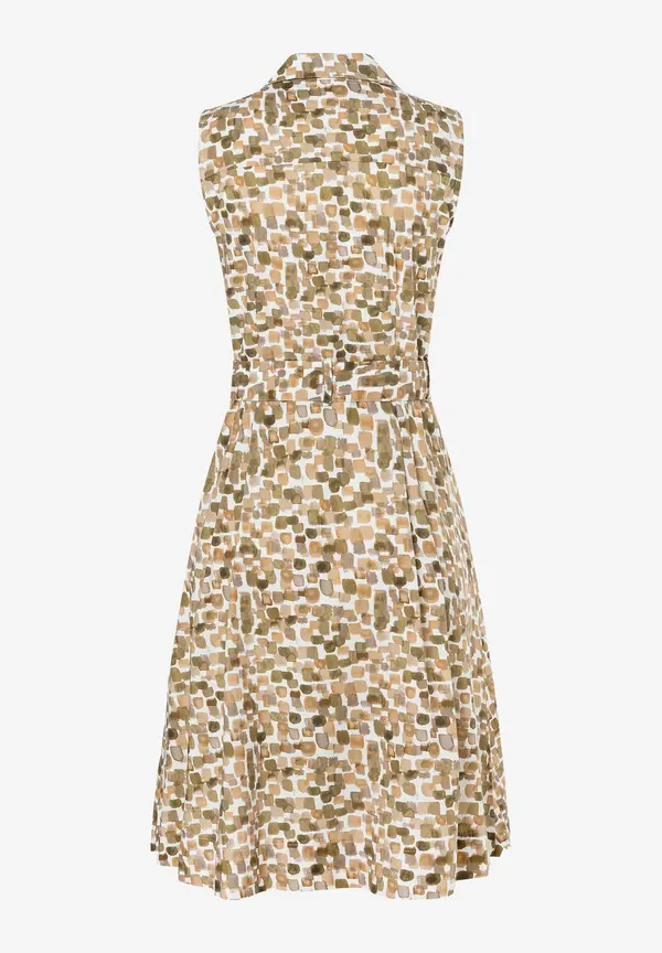 More & More ärmelloses Hemdblusenkleid, Tupfen-Print, Sommer-Kollektion Bestseller