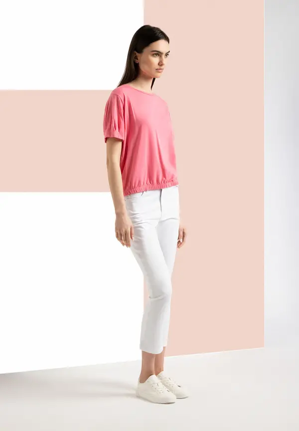 More & More verkürzte Coloured Denim, weiß, Frühjahrs-Kollektion Saisonale Angebote