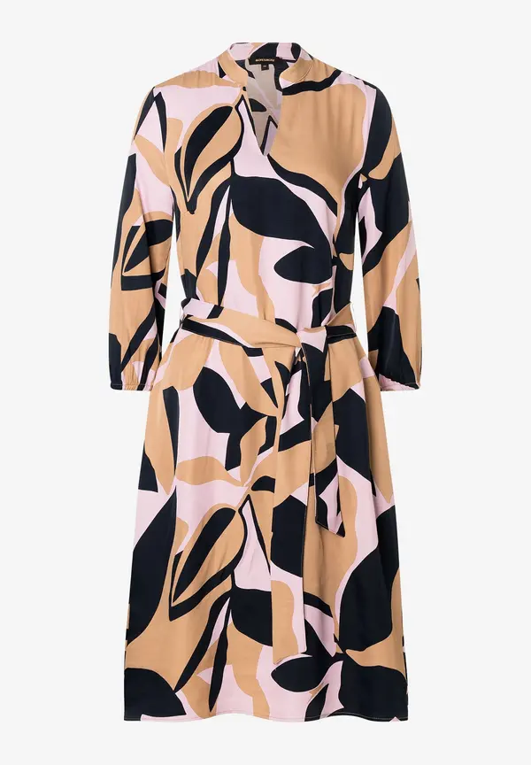 More & More Satinprint Kleid Kostenlose Rückgabe