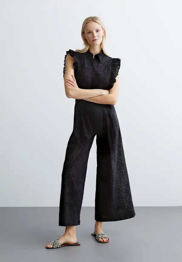 More & More Spitzen-Overall, schwarz, Sommer-Kollektion JETZT KAUFEN