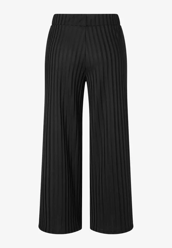 More & More Jerseyhose, Rippe, schwarz Bis zu 50% Rabatt