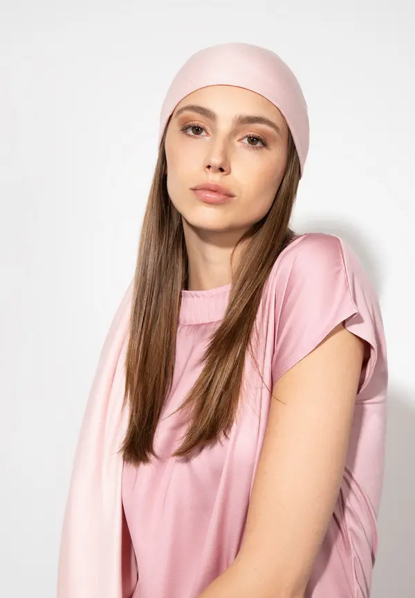 More & More Schal mit Fransen, rose flush Bis zu 60% Rabatt