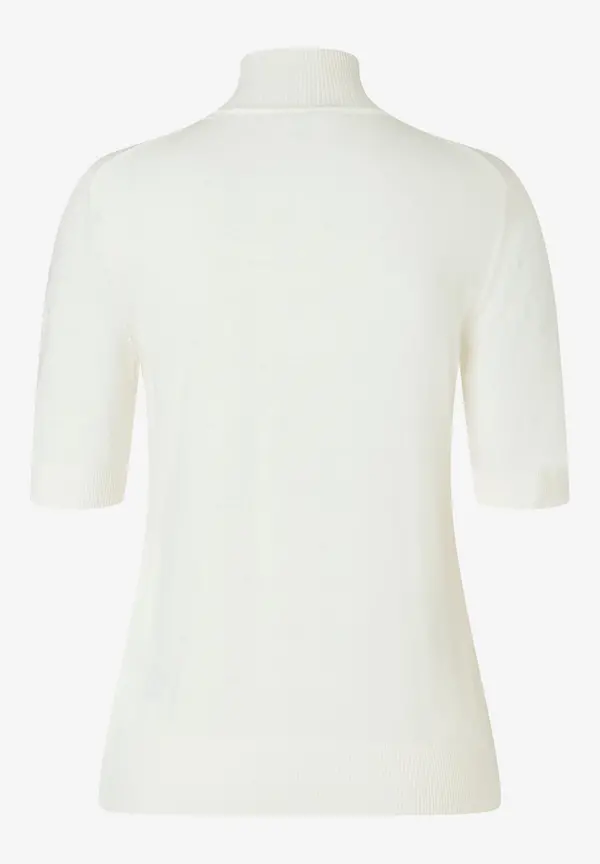 More & More Kurzarm-Pullover mit Kaschmir, ecru, Frühjahrs-Kollektion Discount Store für neue Produkte