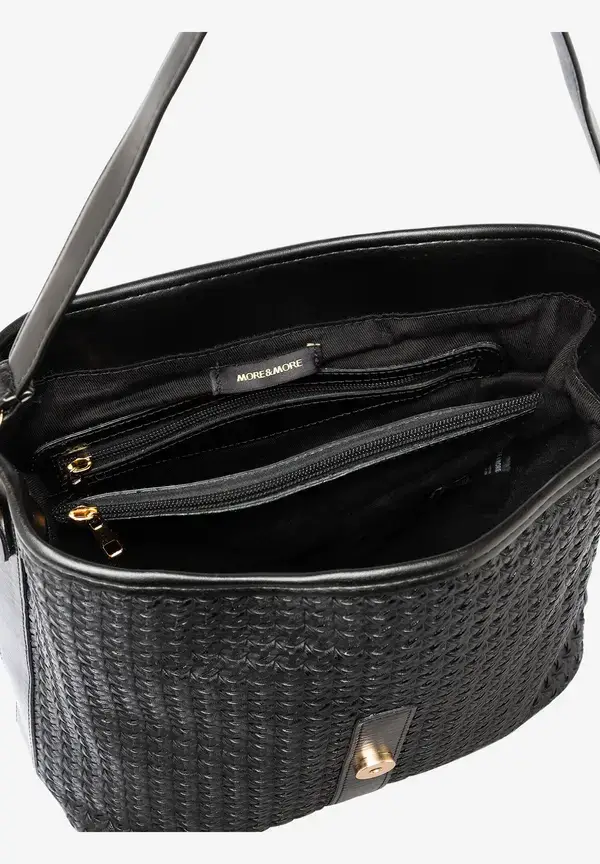 More & More Tasche, schwarz Nur noch ein Tag übrig