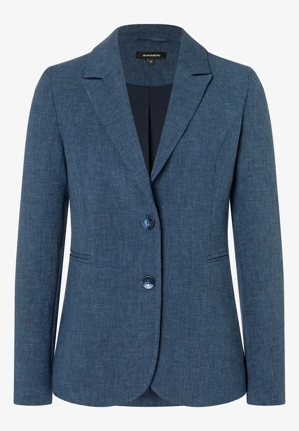 More & More Blazer, blau melange Kostenloser Versand international