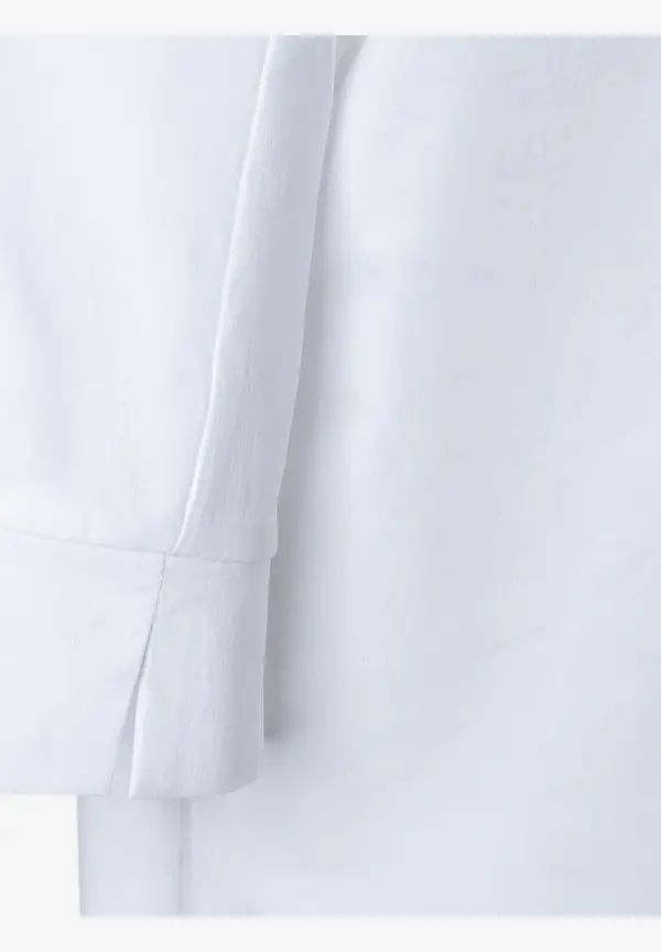 More & More Baumwoll/Stretch Bluse mit Stehkragen, weiß, Sommer-Kollektion 2025