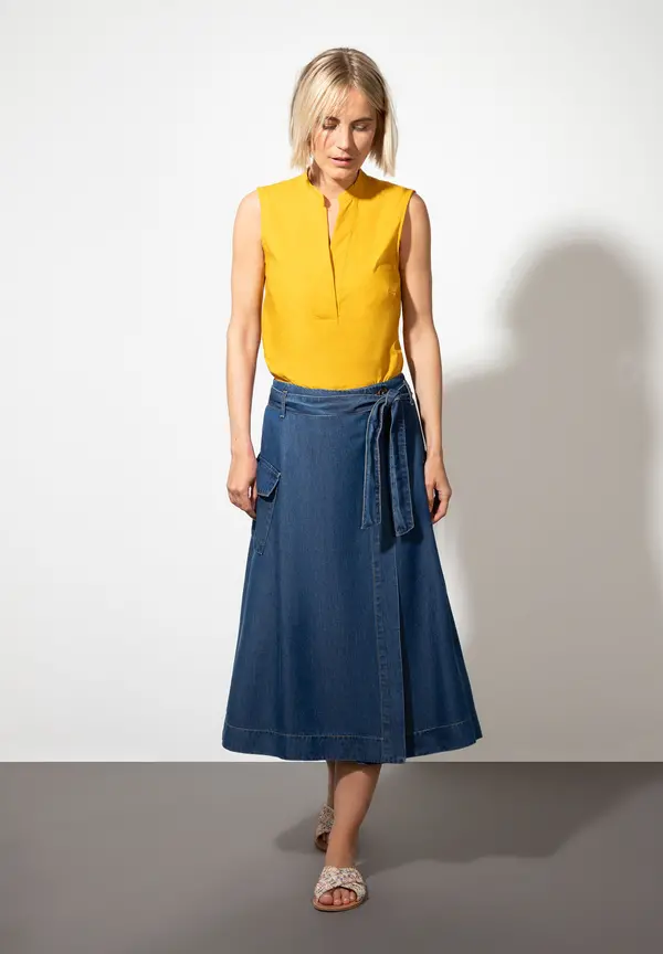 More & More Blusentop, warm sunglow, Sommer-Kollektion Versandkostenfrei