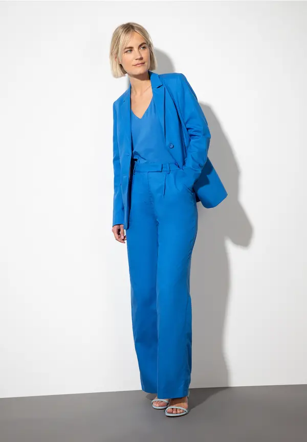 More & More Leinen/Lyocell Blazer, magic blue, Sommer-Kollektion Exklusivangebot