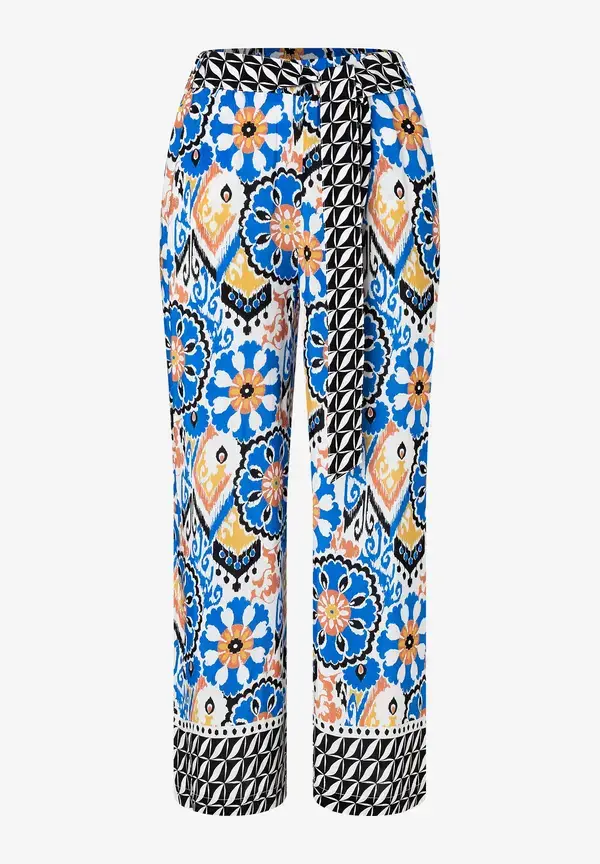 More & More fließende Schlupfhose, Ornament-Print, Sommer-Kollektion Saisonschlussverkauf