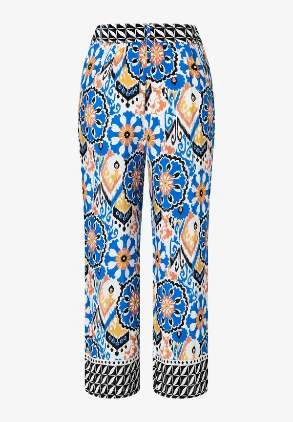 More & More fließende Schlupfhose, Ornament-Print, Sommer-Kollektion Saisonschlussverkauf