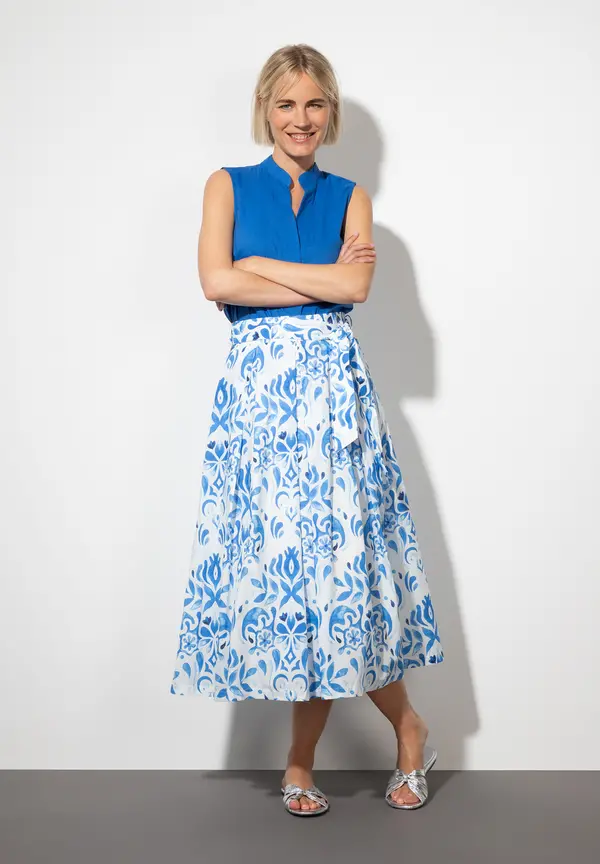 More & More Blusentop, magic blue, Sommer-Kollektion Muttertagsangebot