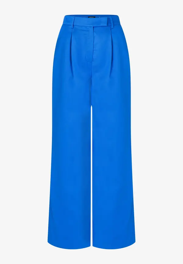 More & More Leinen/Lyocell Hose, magic blue, Sommer-Kollektion Neueste Mode