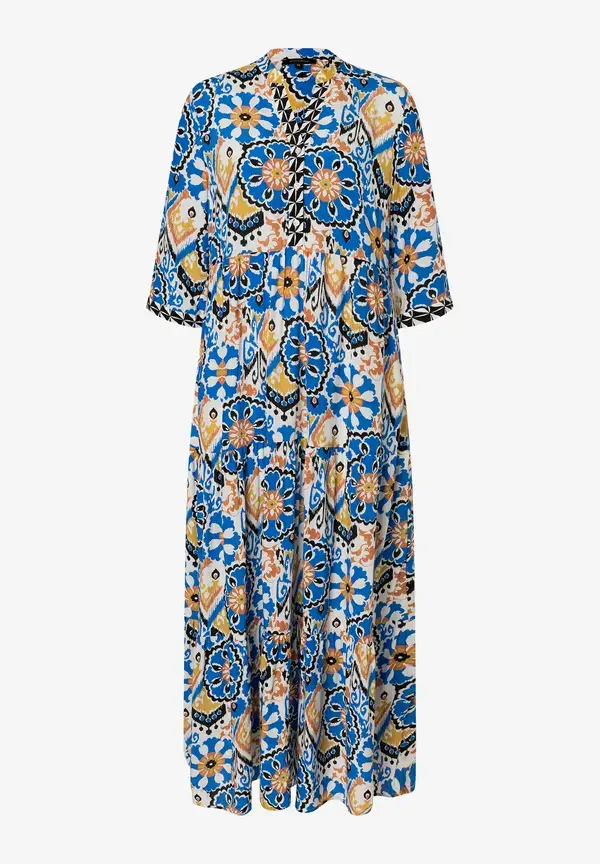 More & More langes Tunikakleid, Ornament-Print, Sommer-Kollektion Online Outlet