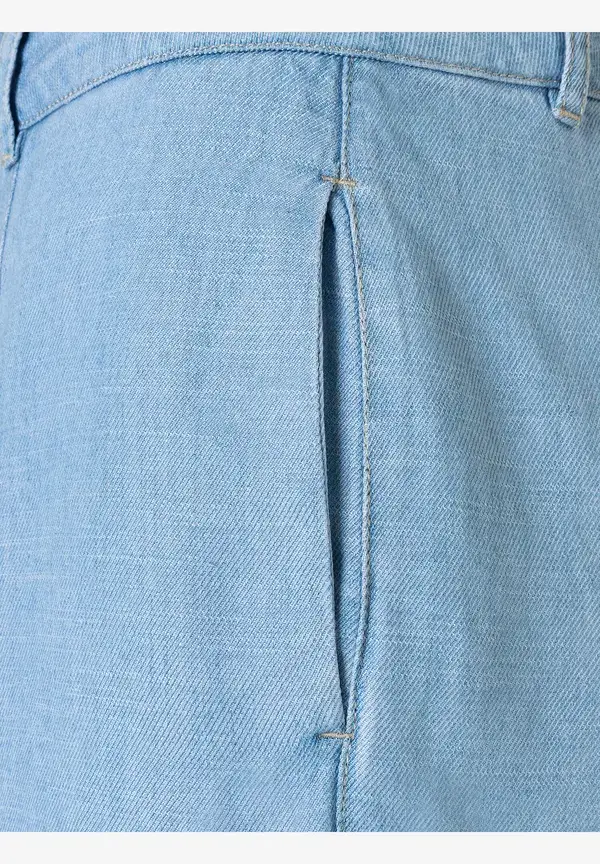 More & More weite Lyocell Shorts, denim blue, Sommer-Kollektion Zeitlich begrenztes Angebot