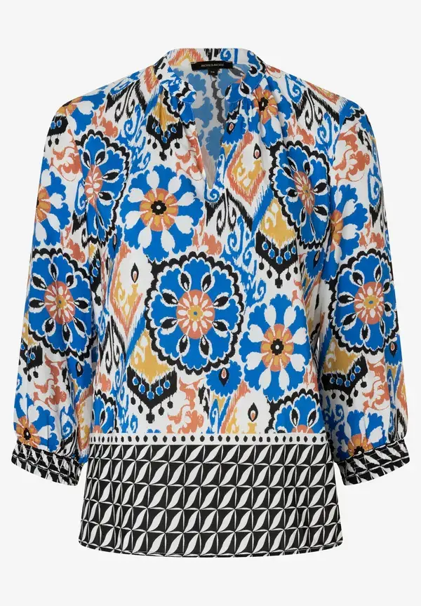 More & More Viskosebluse, Ornament-Print, Sommer-Kollektion Neuheiten