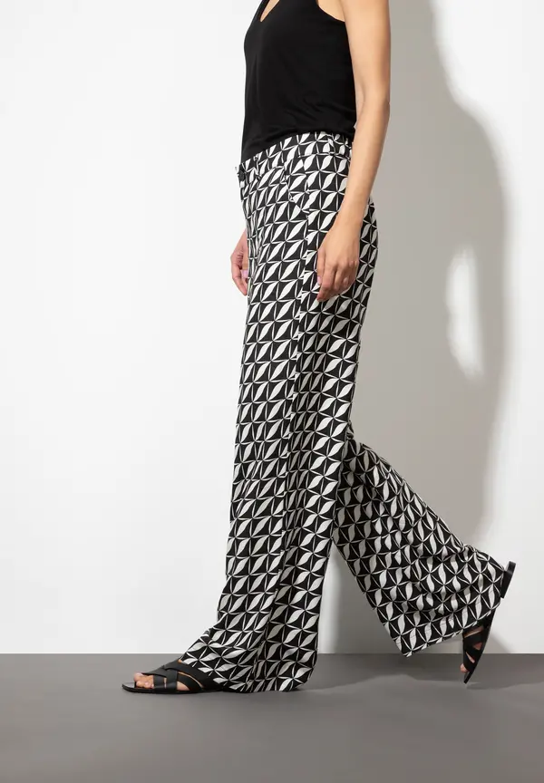 More & More Palazzohose, grafischer Print, Sommer-Kollektion VIP-Rabatte