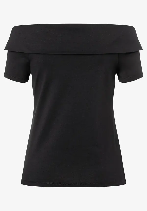 More & More Carmenshirt, schwarz, Sommer-Kollektion Neueste Stile