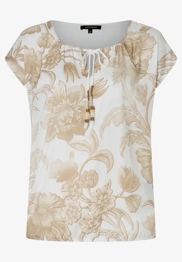 More & More Blusenshirt, Blumenprint, Sommer-Kollektion Bis zu 50% Rabatt