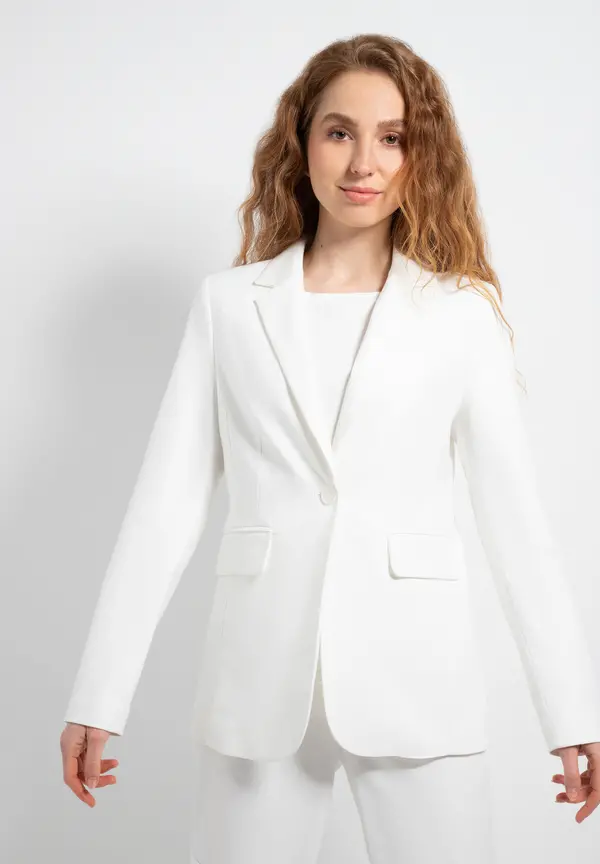 More & More Blazer, ecru, Sommer-Kollektion Sonderangebot der Fabrik