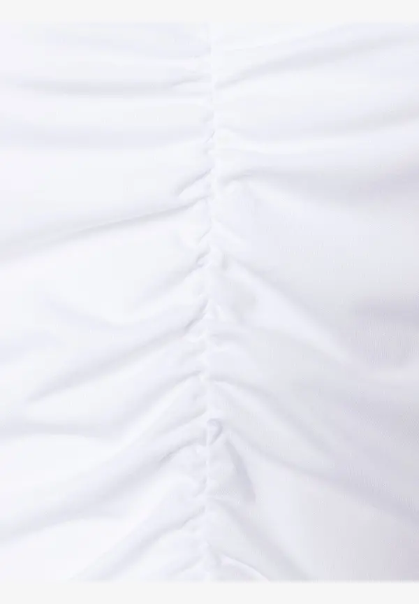 More & More T-Shirt mit Raffung, weiß, Sommer-Kollektion Discount Store für neue Produkte