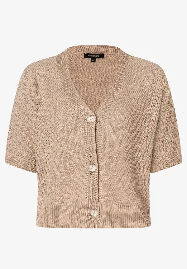 More & More Struktur Cardigan, sand, Sommer-Kollektion Nur noch ein Tag übrig