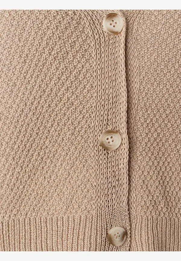 More & More Struktur Cardigan, sand, Sommer-Kollektion Nur noch ein Tag übrig