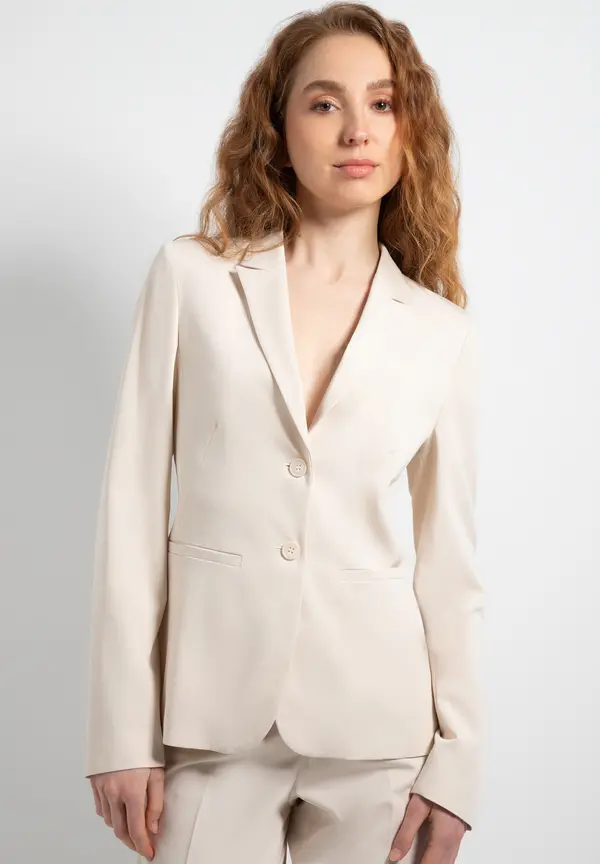 More & More Blazer, sand, Sommer-Kollektion 50% Rabatt mit kostenlosem Versand