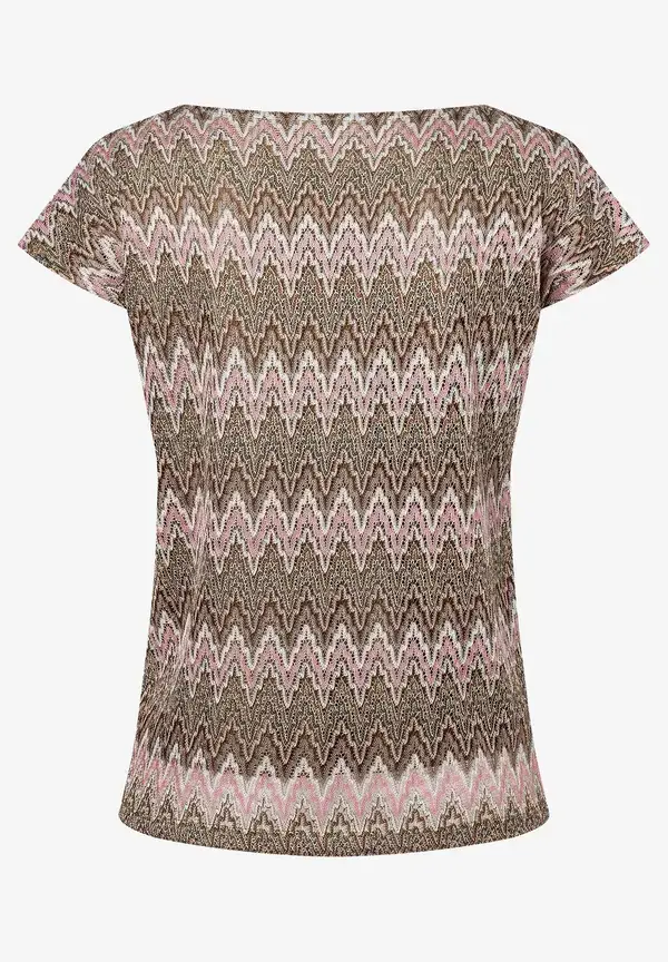 More & More Ajour Shirt, Zick-Zack Dessin, Sommer-Kollektion 50% Rabatt für begrenzte Zeit