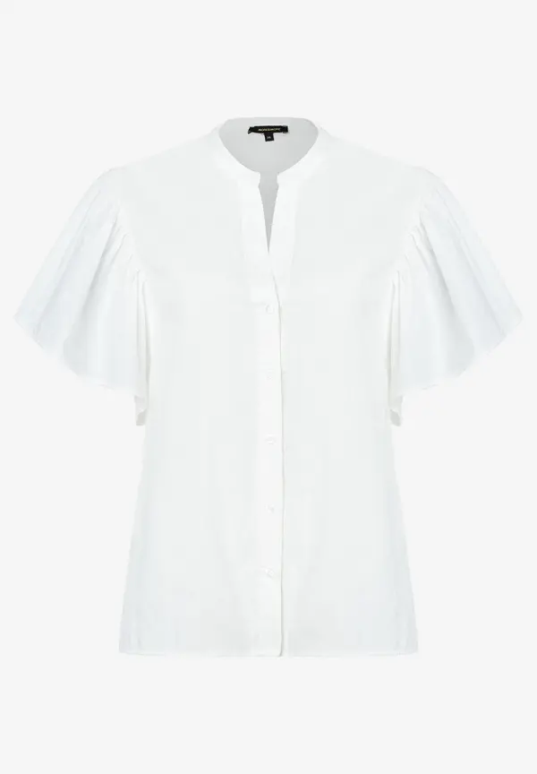 More & More Bluse mit Volantärmeln, weiß, Sommer-Kollektion Rabatte dieses Monats