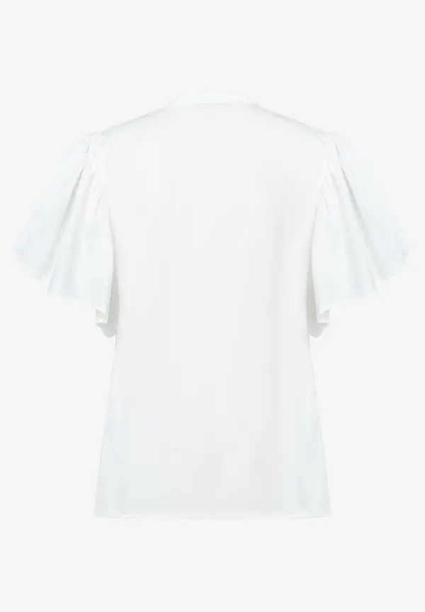 More & More Bluse mit Volantärmeln, weiß, Sommer-Kollektion Rabatte dieses Monats