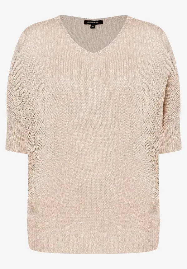 More & More Pullover, sand, Sommer-Kollektion Auslauf