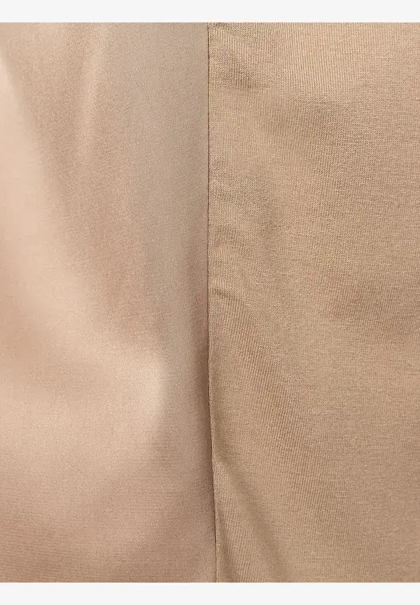 More & More Shirt mit Satinfront, soft toffee, Sommer-Kollektion Verkauf