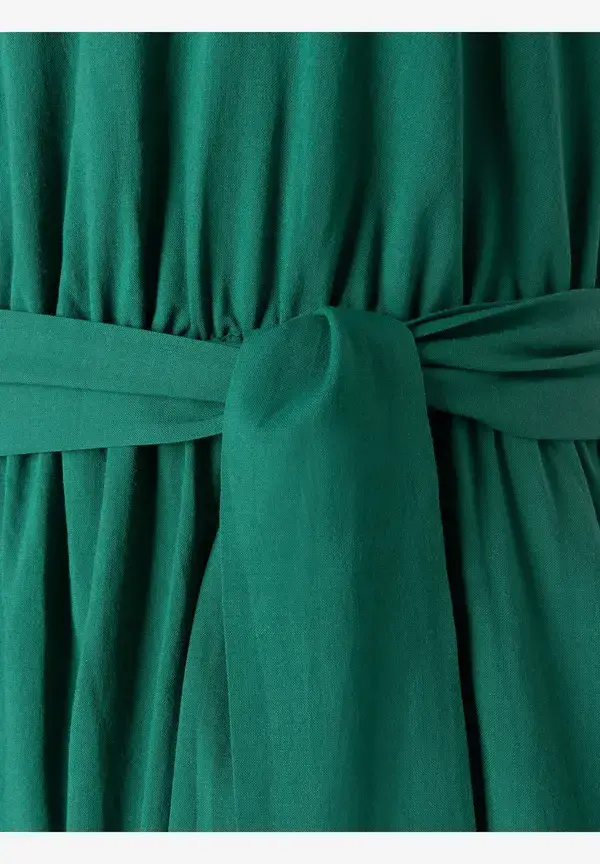 More & More Kleid, summergarden green, Sommer-Kollektion Blitzverkäufe