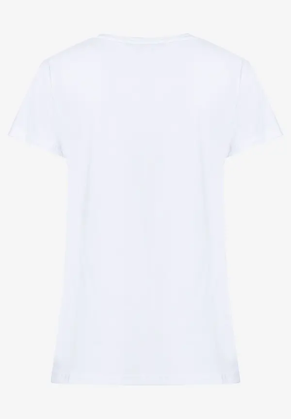 More & More T-Shirt mit Frontprint, weiß, Sommer-Kollektion Kostenloser Versand
