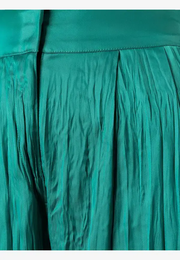 More & More Satinhose, summergarden green, Sommer-Kollektion Rabatt