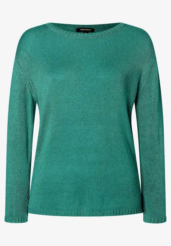 More & More Pullover, summergarden green, Sommer-Kollektion Günstig kaufen