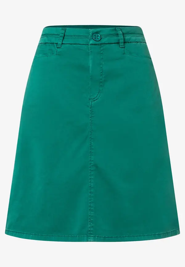 More & More Baumwoll/Stretch Rock, summergarden green, Sommer-Kollektion Begrenztes Angebot