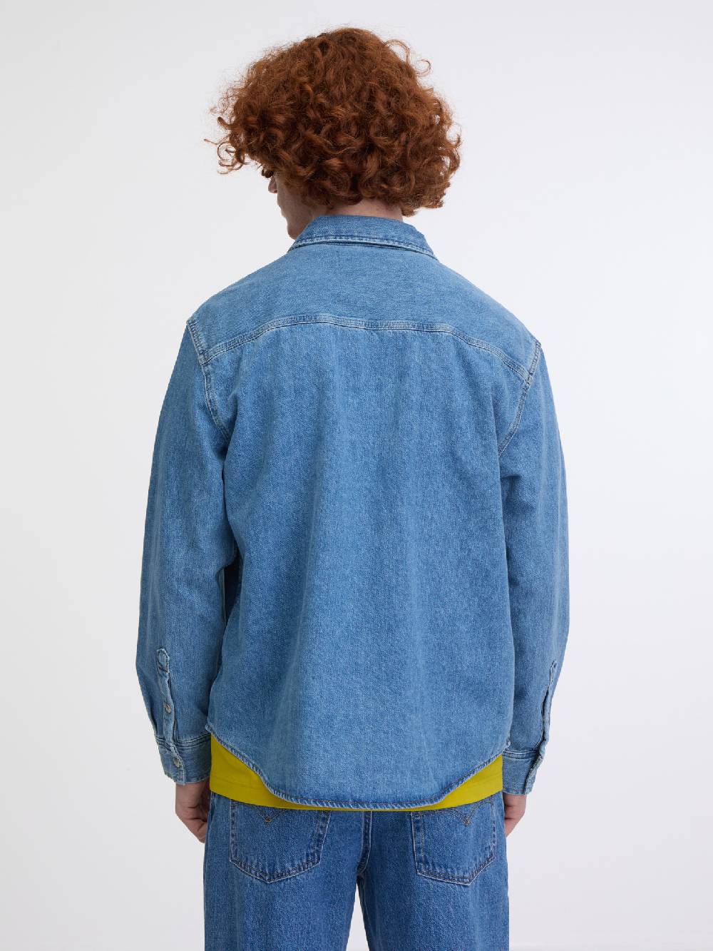 Calvin Klein Jeans Relaxed Denim Hemd Kostenloser Versand international