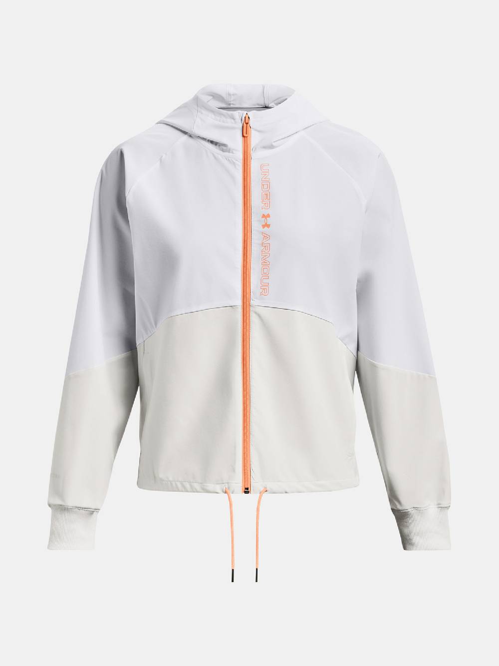 Under Armour Woven FZ Jacket-WHT Jacket 50% Rabatt für begrenzte Zeit