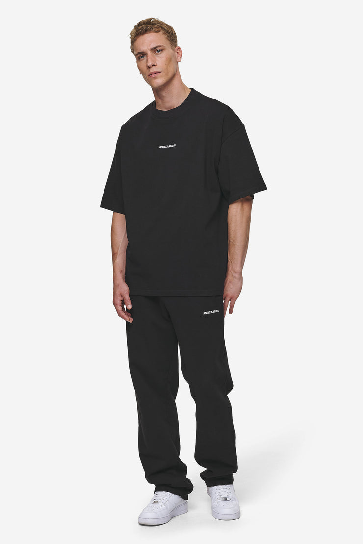 Pegador Logo Boxy Tee Washed Black Saisonale Angebote