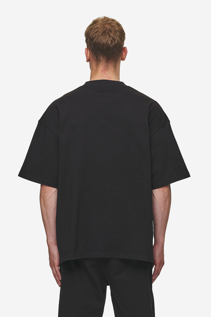 Pegador Logo Boxy Tee Washed Black Saisonale Angebote